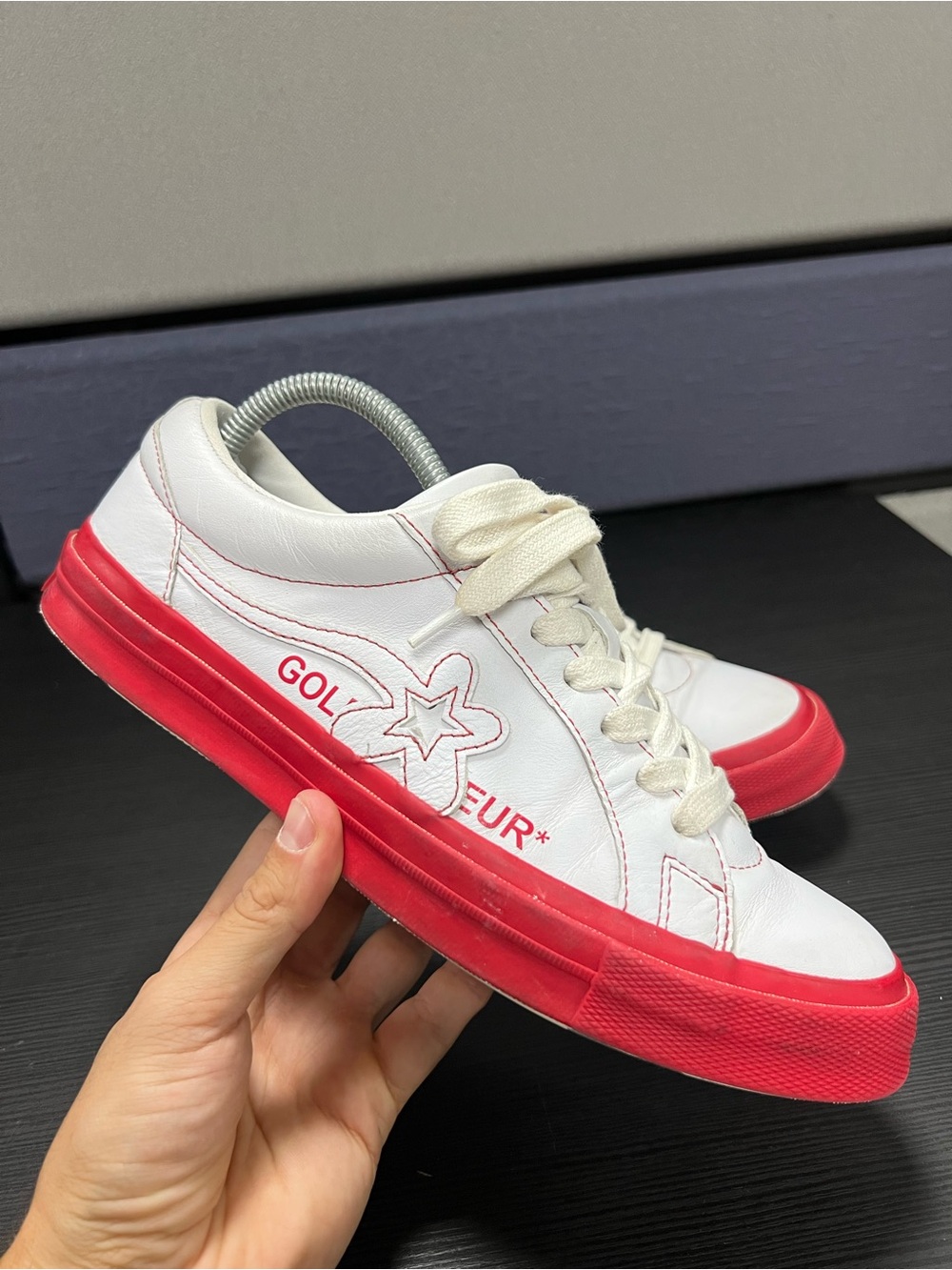 Golf Le Fleur x Converse Racing Red Skate Shoe